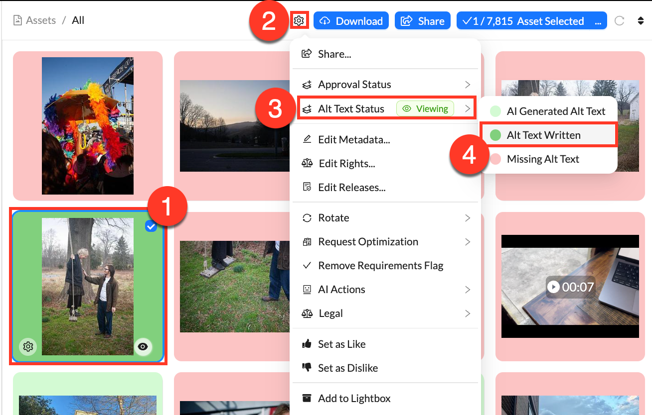 Assign color labels in the Action Menu.png